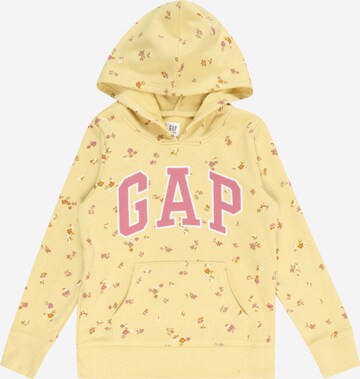 Sweat-shirt GAP en jaune : devant