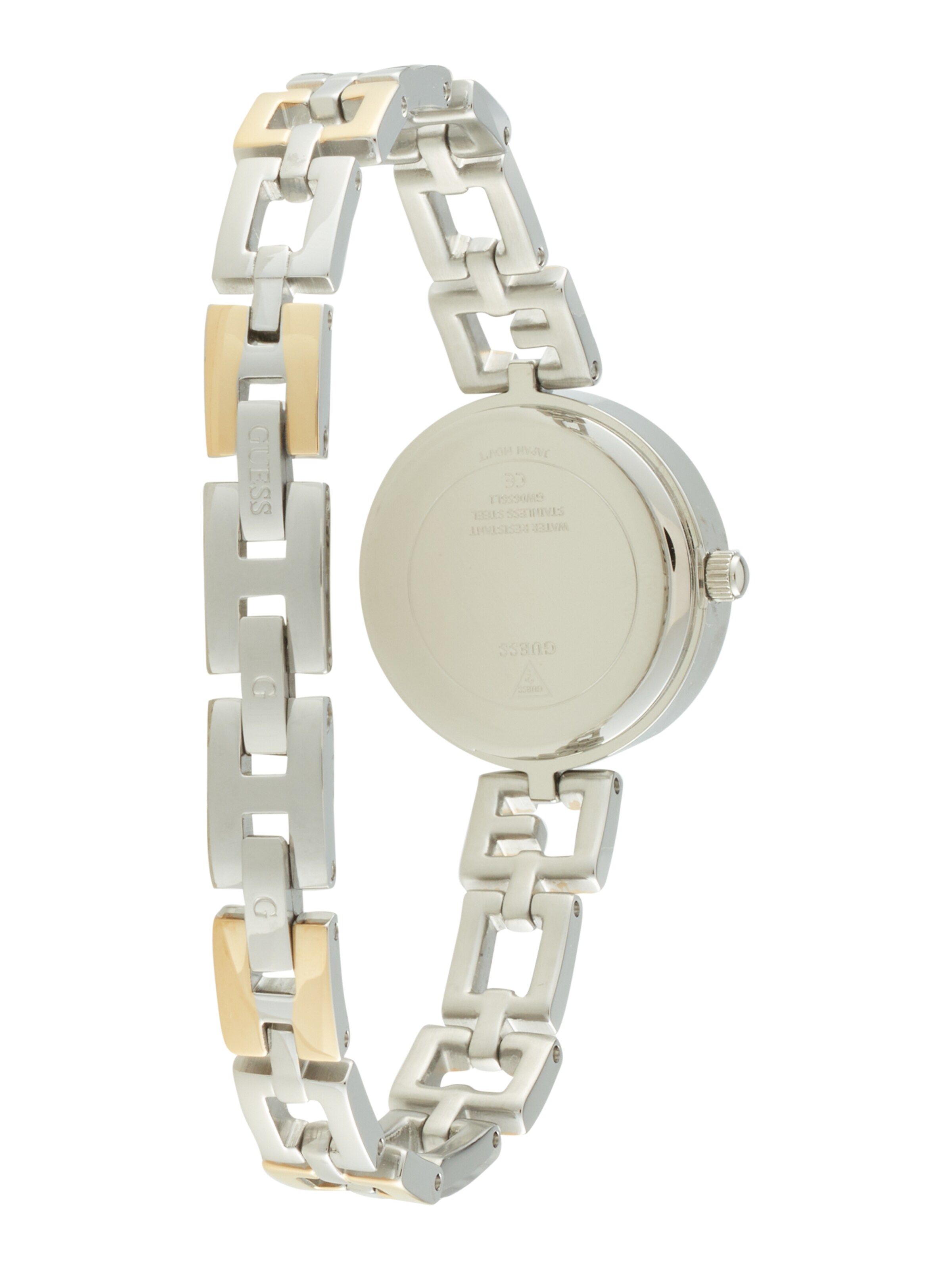 Montre à affichage analogique GUESS en argent