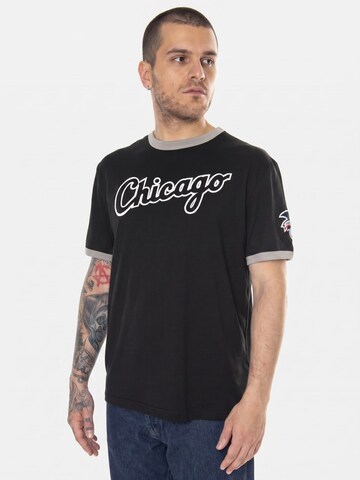 T-Shirt 'Chicago White Sox Fundamental SS tee black/grey' Fanatics en noir