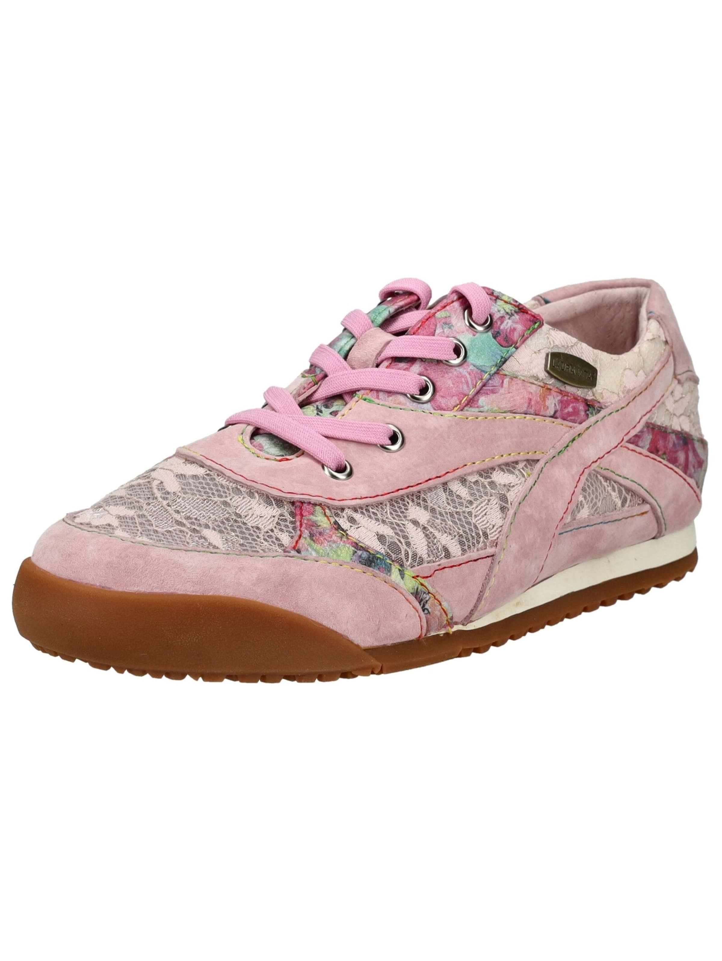 Laura Vita Platform trainers in Pink: front