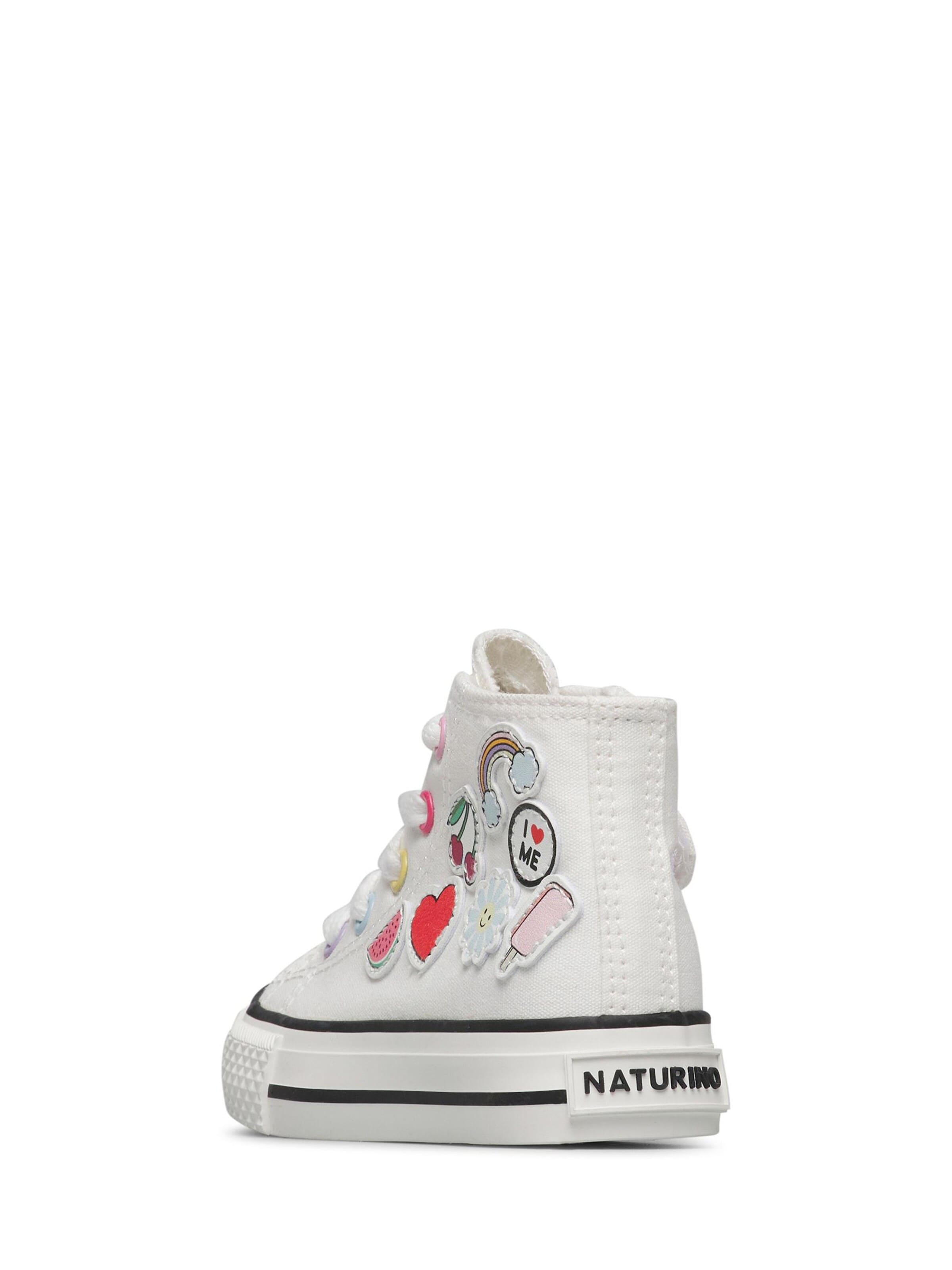 NATURINO Sneaker 'YLFAS.'‌‌‌‌‌ in Weiß