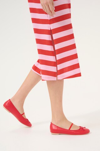 CULTURE Jurk 'Benzo Deia' in Rood