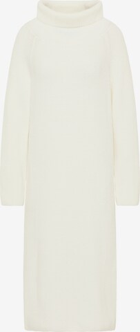 RISA Knitted dress in White: front