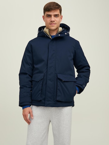 JACK & JONES Tussenjas 'WILLOW' in Blauw: voorkant