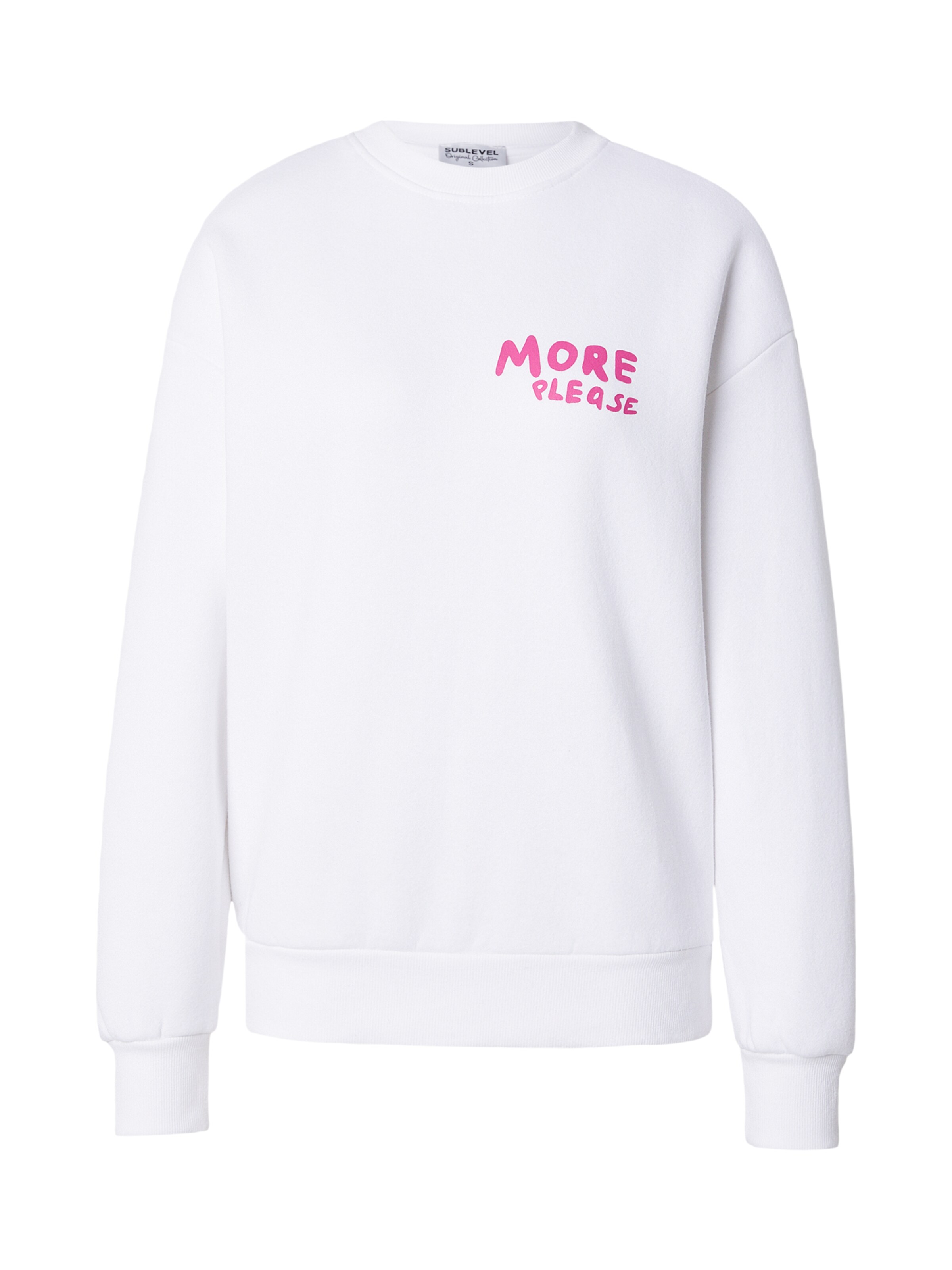 Sublevel Sweatshirt in Magenta / White, Item view