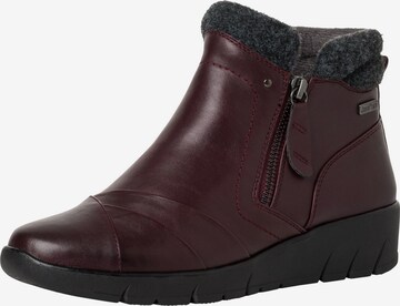 Bottines JANA en rouge : devant