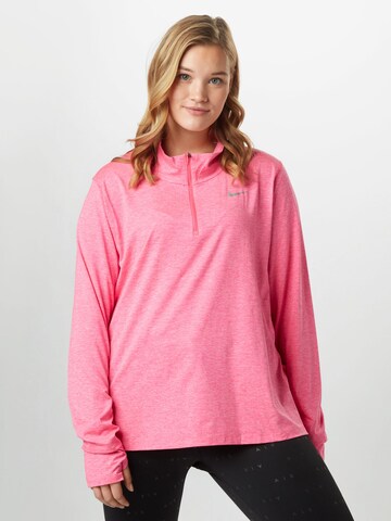 Nike Sportswear Λειτουργικό μπλουζάκι σε ροζ: μπροστά
