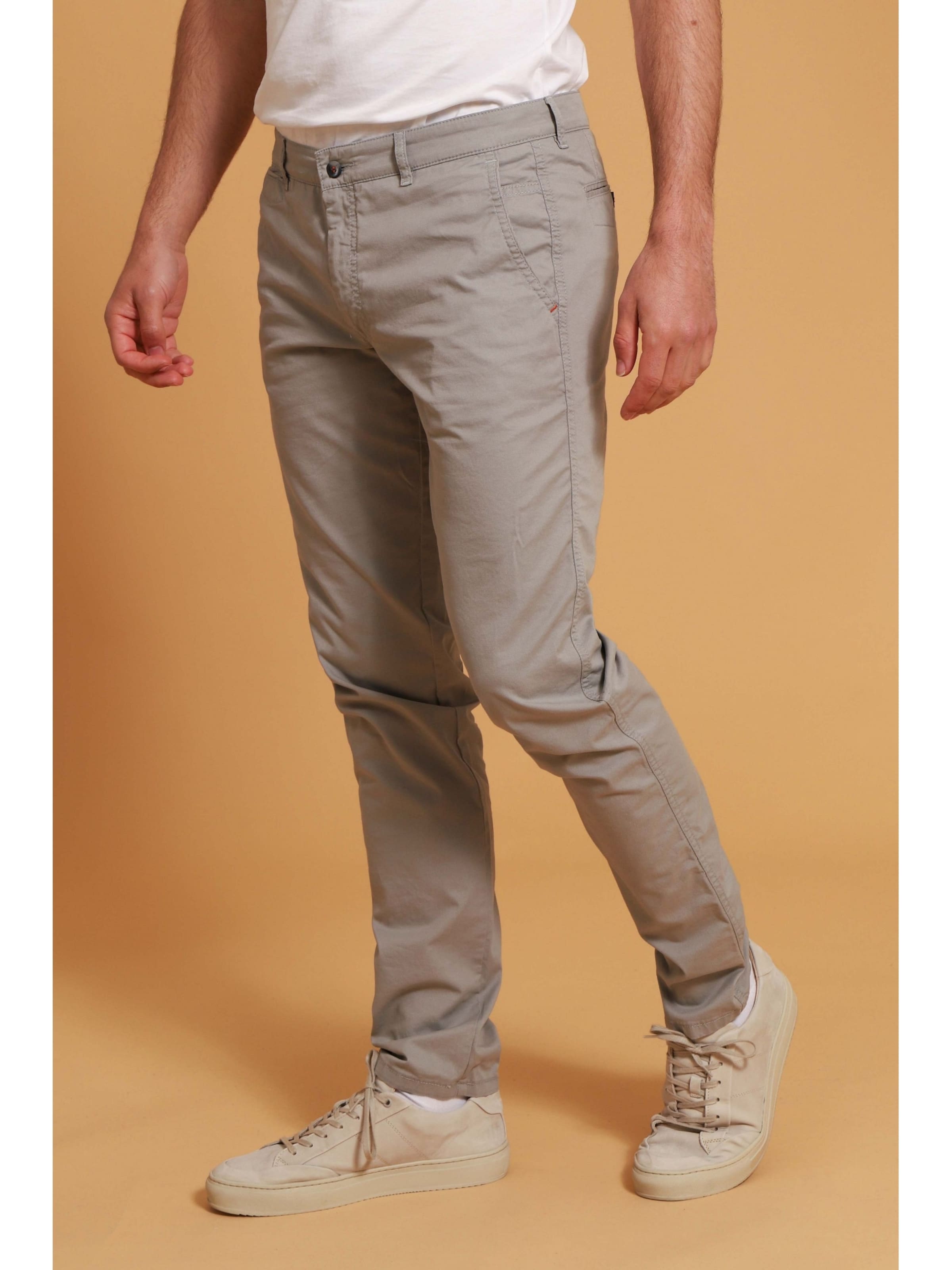 Suitable Slimfit Chino 'Plato' in Grijs
