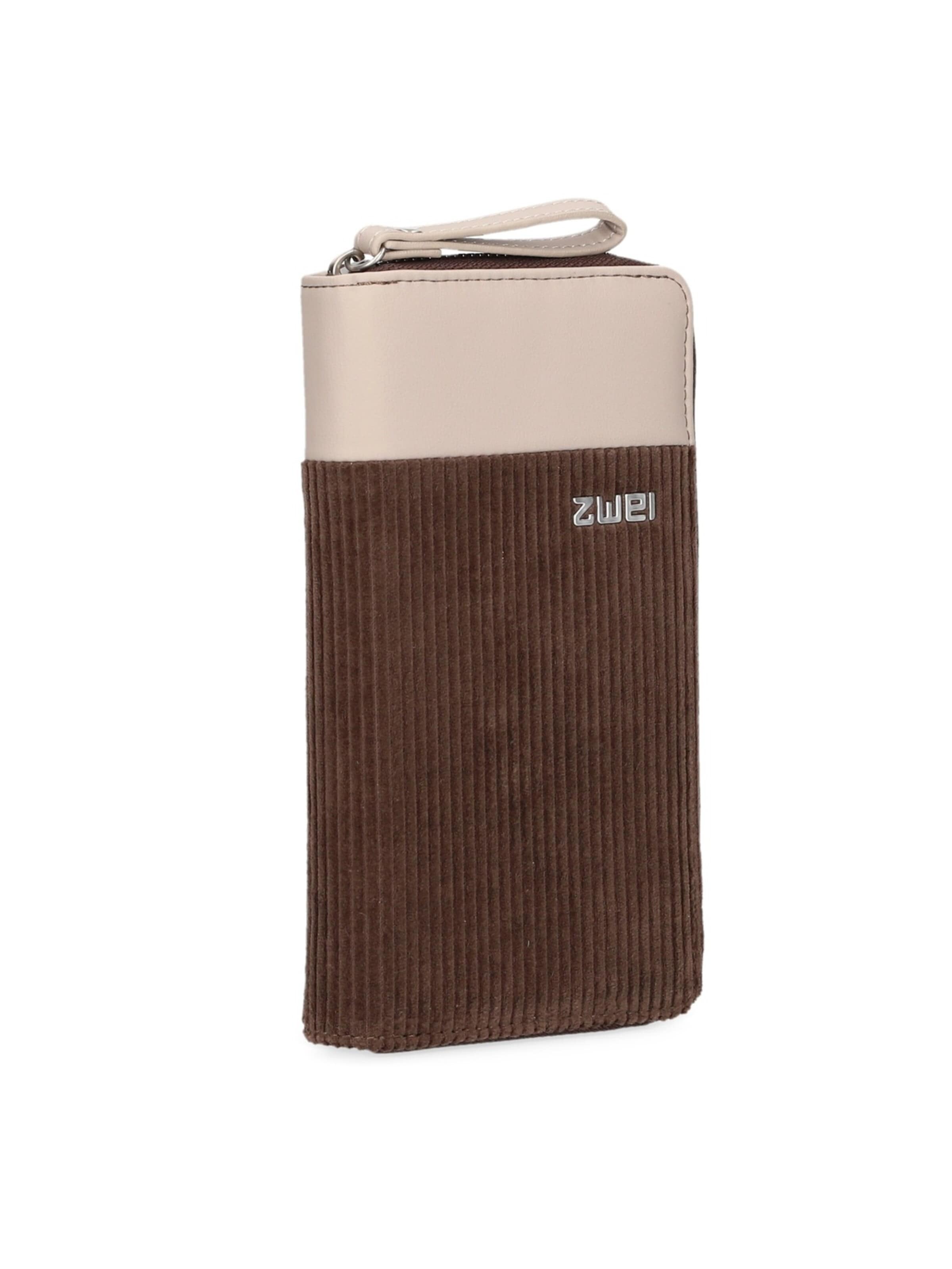 ZWEI Wallet 'EVA EV2' in Brown