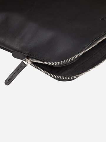 NEGOTIA Leather Laptop Bag 'Carry All 14''' in Black