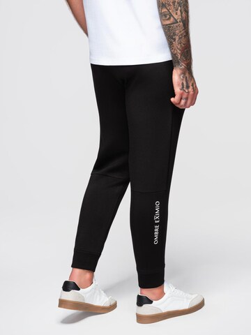 Ombre Tapered Broek 'Eximio' in Zwart