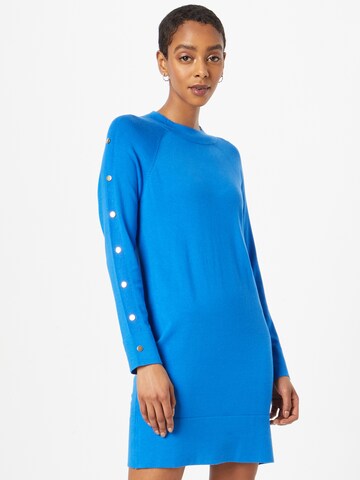Wallis Kootud kleit, värv sinine: eest vaates