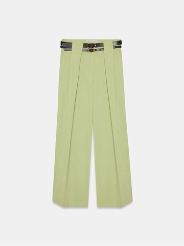 Dilvin Wide leg Pants in Green