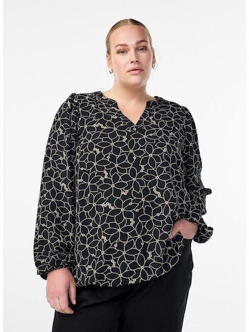Zizzi Блузка 'Cabine' в Черный: спереди