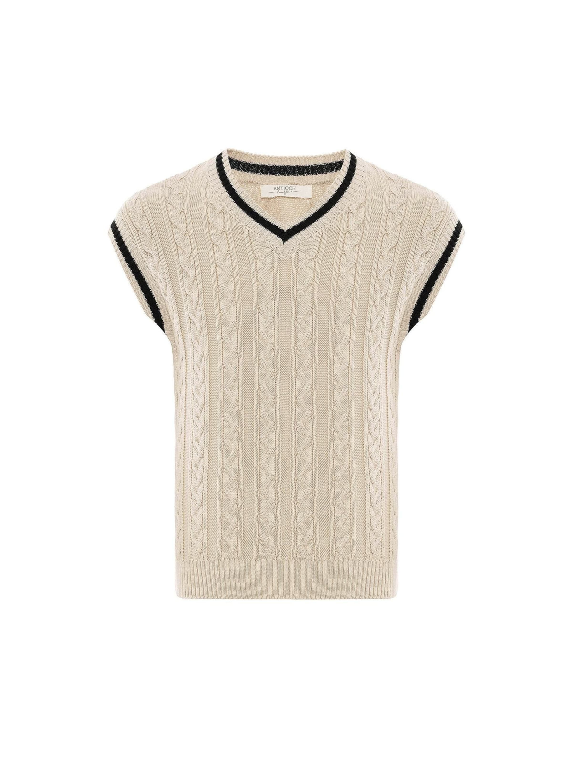 Antioch Pullover in Beige: Vorderseite