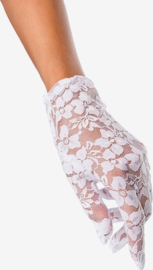 Dirndline Fingerhandschuhe 'Spitzenhandschuhe, kurz' in weiß, Produktansicht