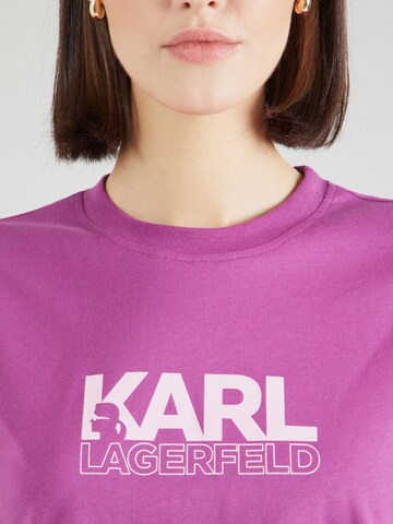 Karl Lagerfeld T-Shirt in Lila