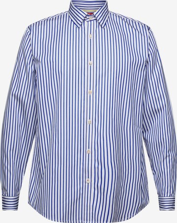 Coupe regular Chemise ESPRIT en bleu : devant