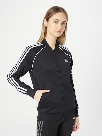 ADIDAS ORIGINALS Sweatjacke 'Adicolor Classics Sst' in Schwarz: predná strana