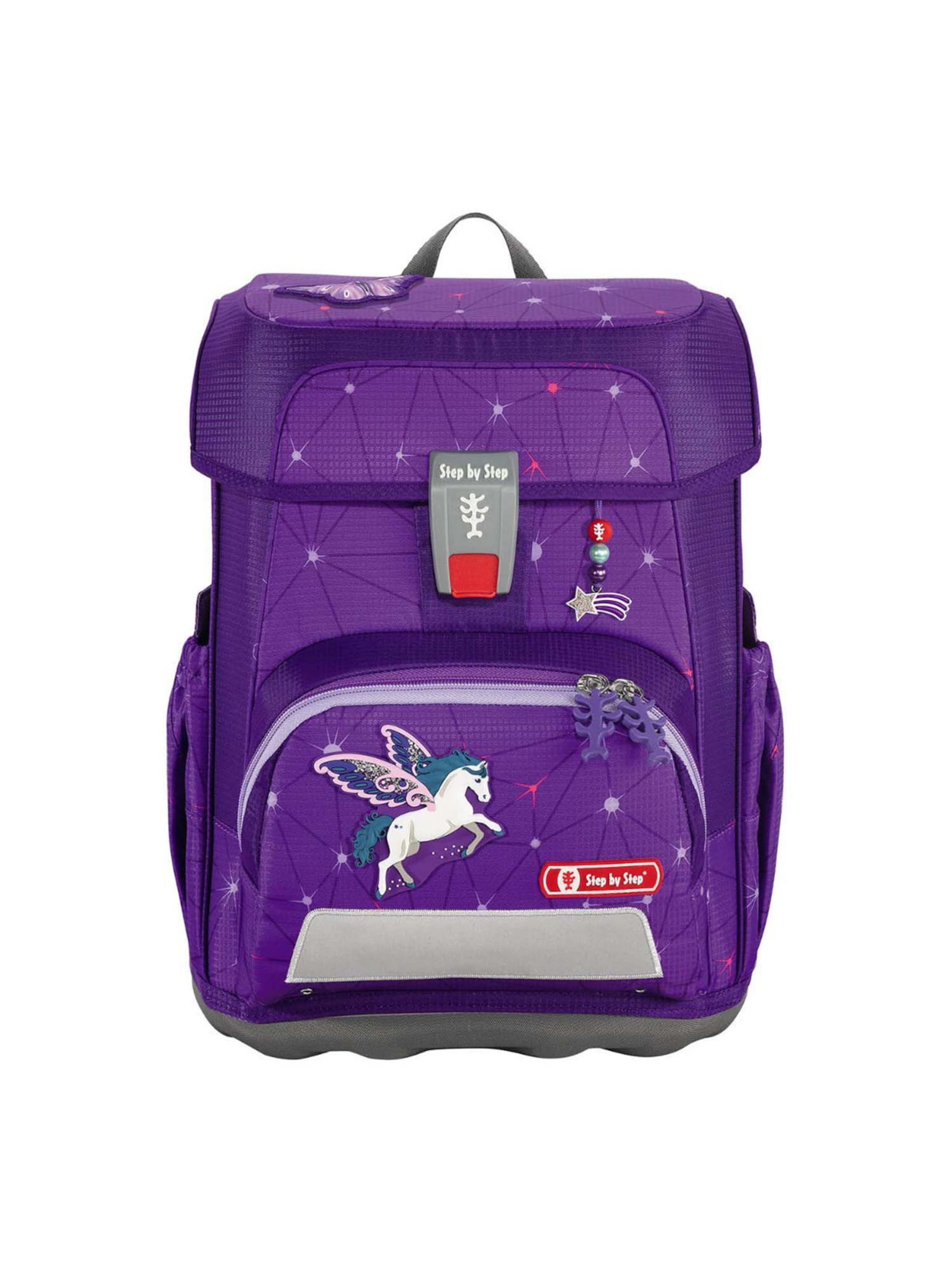 STEP BY STEP Backpack in Purple: front