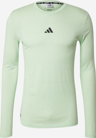 ADIDAS PERFORMANCE - Camiseta funcional 'Workout' en verde: frente