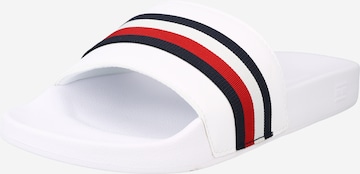 TOMMY HILFIGER Beach & Pool Shoes in White: front