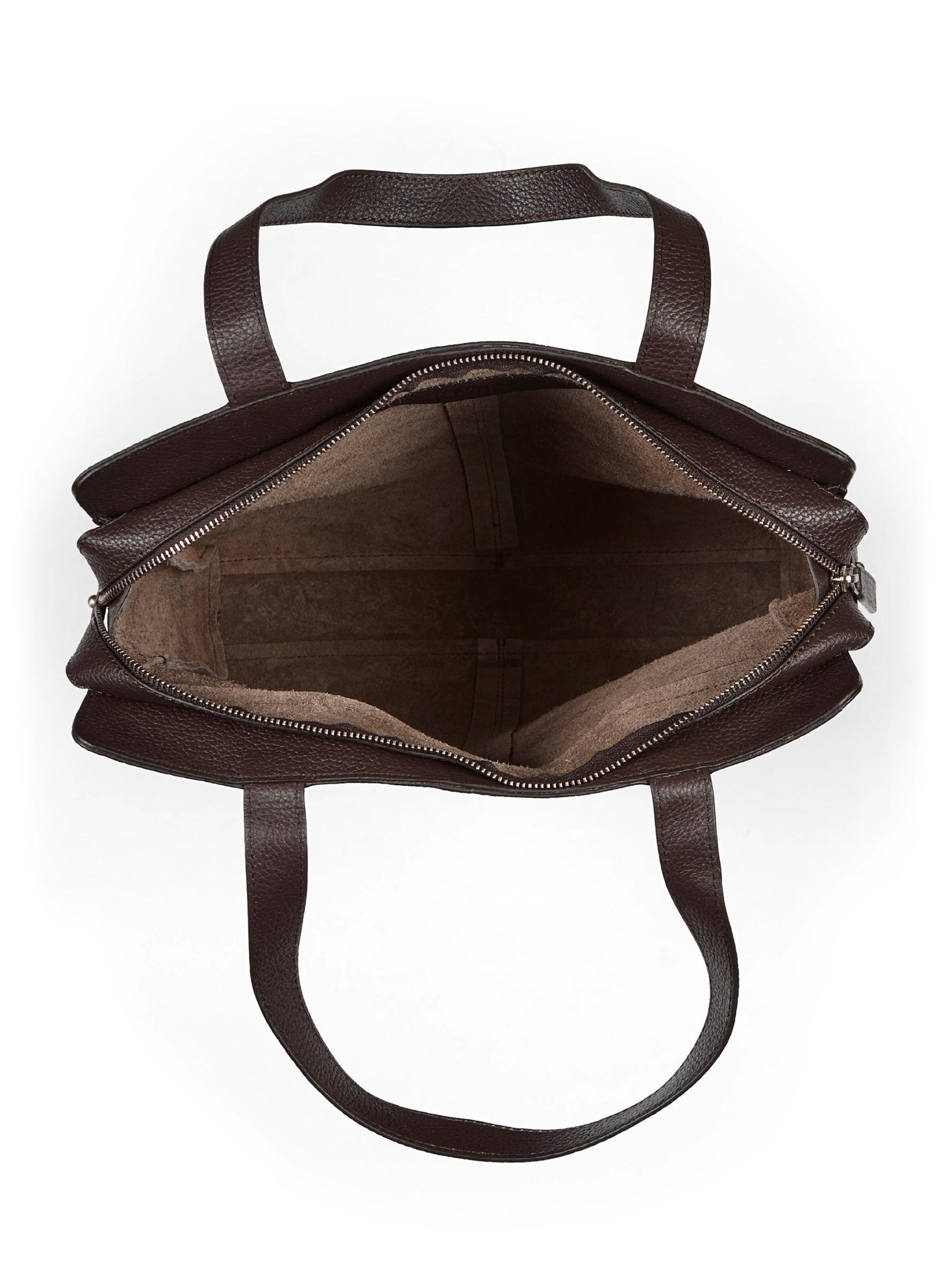 Cabas 'Tote Bag Sam Dark Brown' Howard London en marron
