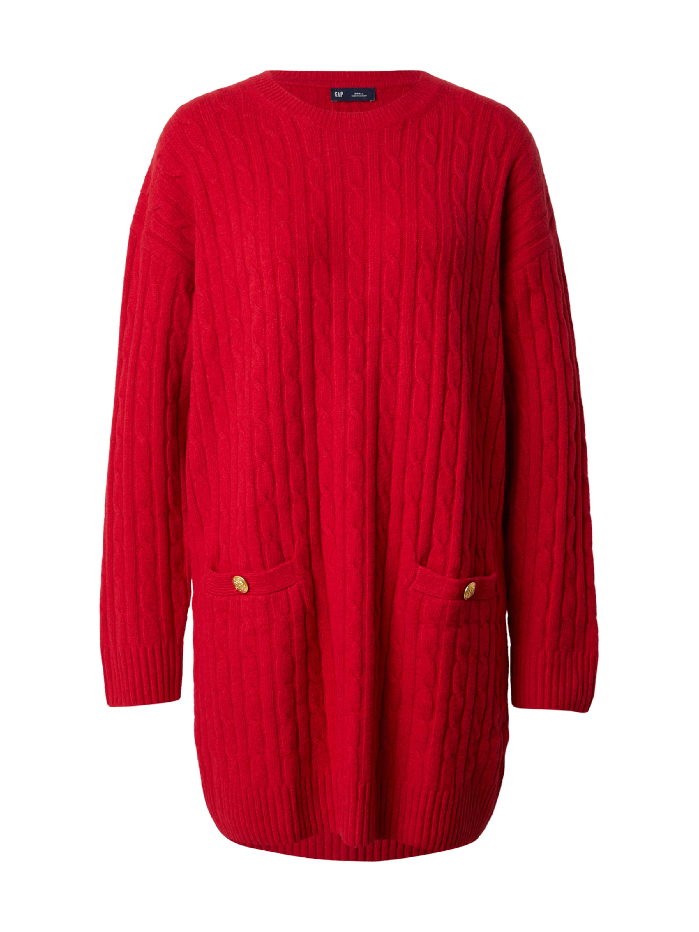 GAP Pletené šaty - Červená: predná strana