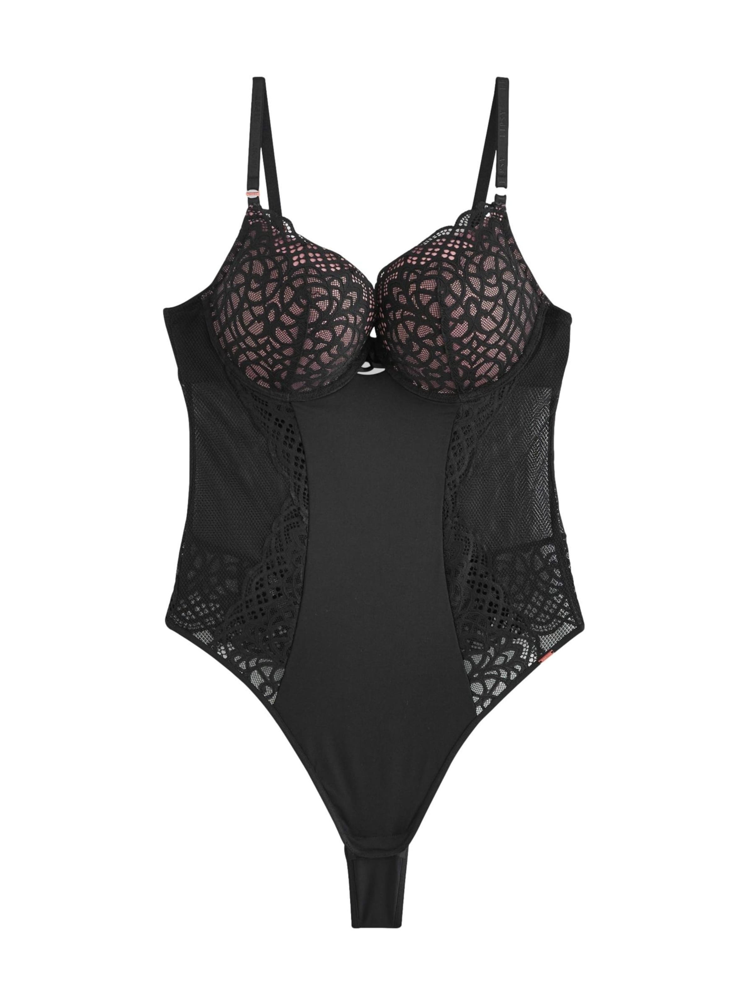 Lipsy Body in Zwart: voorkant