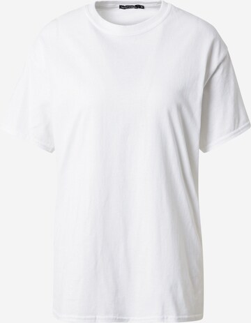 Nasty Gal Shirt in Wit: voorkant