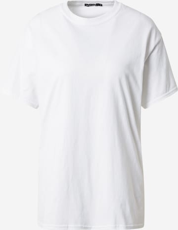 Nasty Gal Shirt in White: front