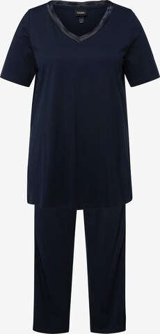 Ulla Popken Pyjama in Blauw: voorkant