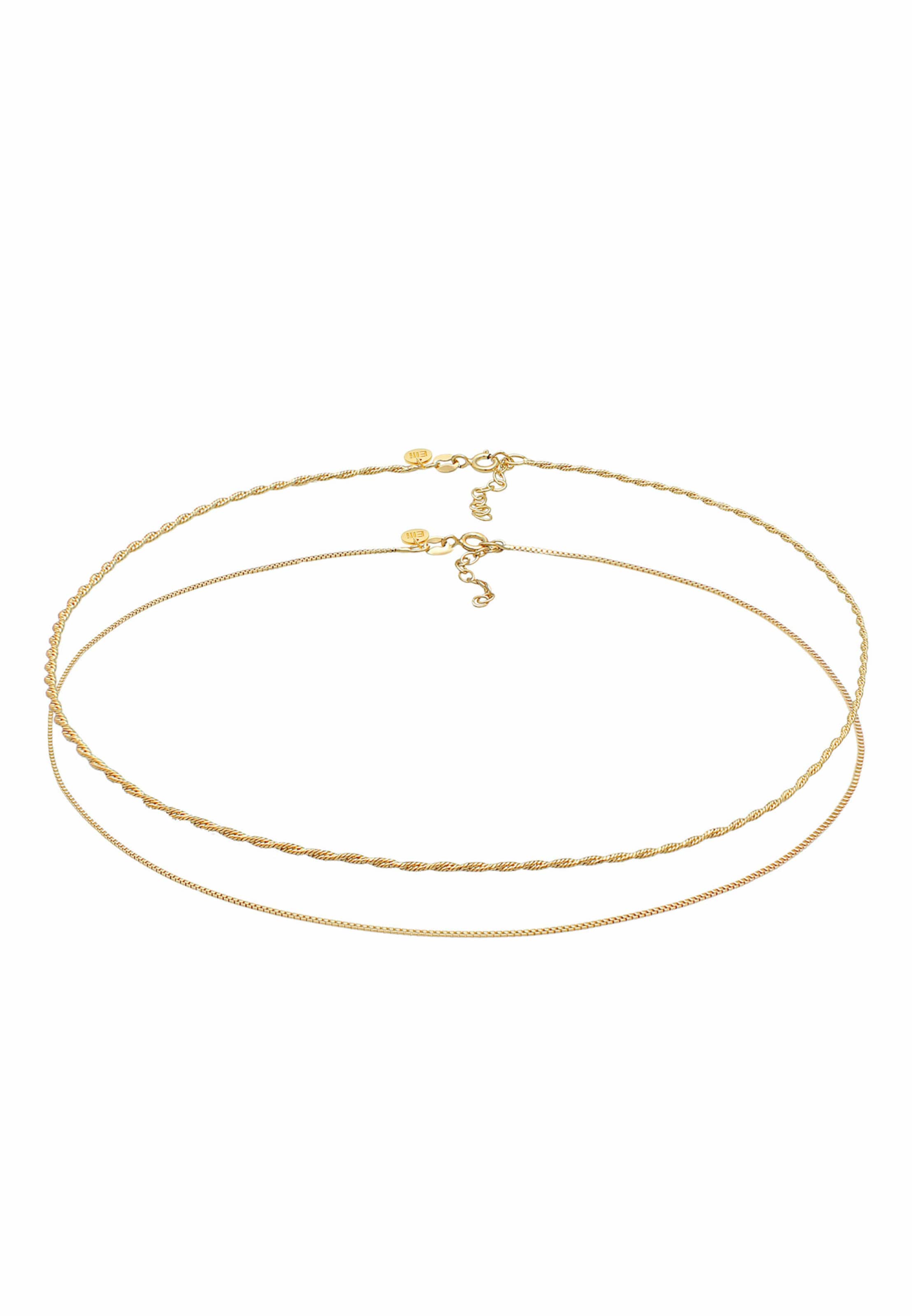 ELLI PREMIUM Jewelry set in Gold: front