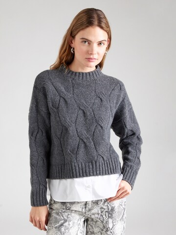 Pull-over 'JDYNATALIA' JDY en gris : devant