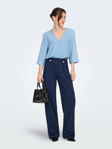 JDY Blúzka 'JDYCAPOTE' - Modrá