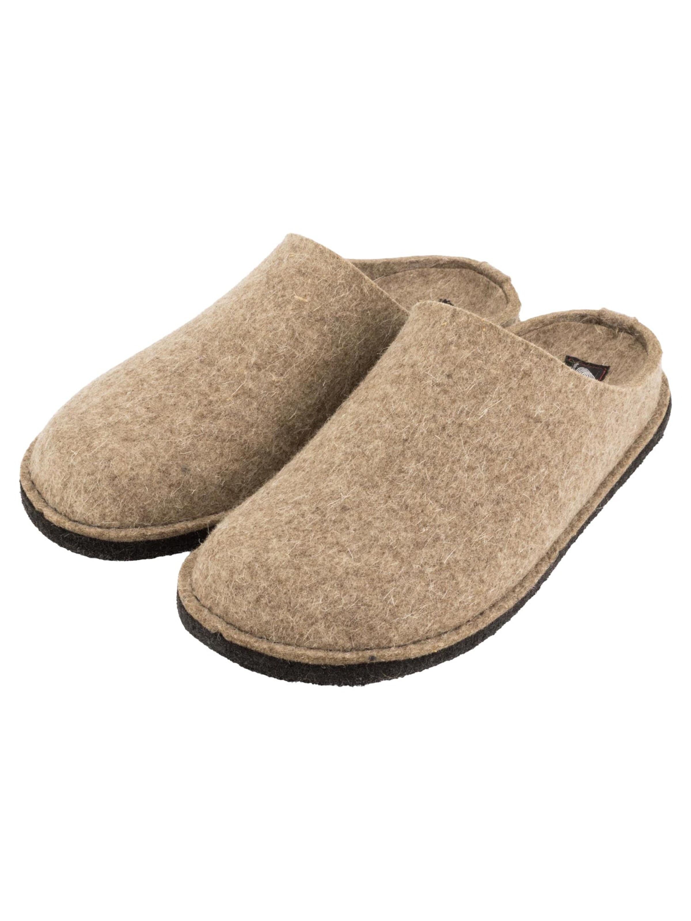 HAFLINGER Hausschuh in Braun