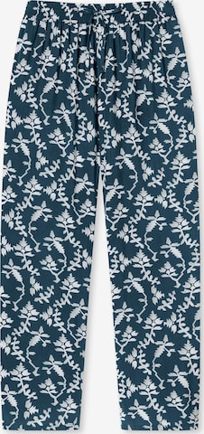 SCHIESSER Pyjamahose ' Mix + Relax ' in Blau: Vorderseite