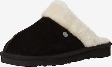 s.Oliver Slippers in Black: front