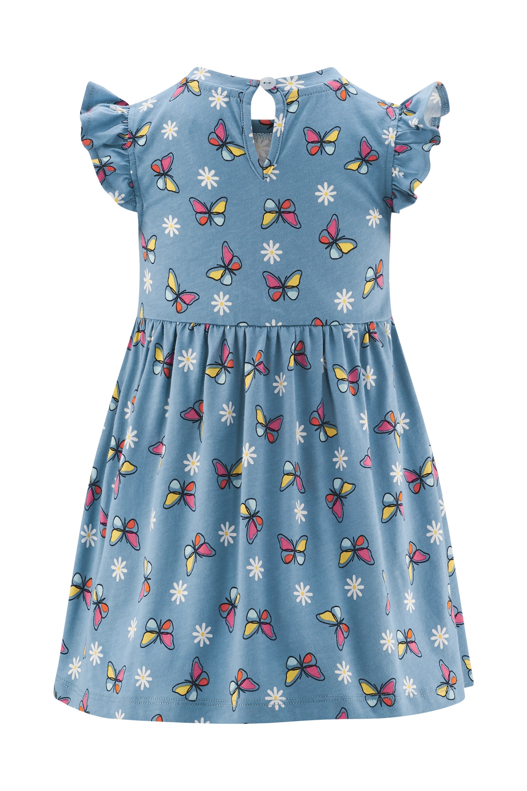 happy girls Dress in Blue