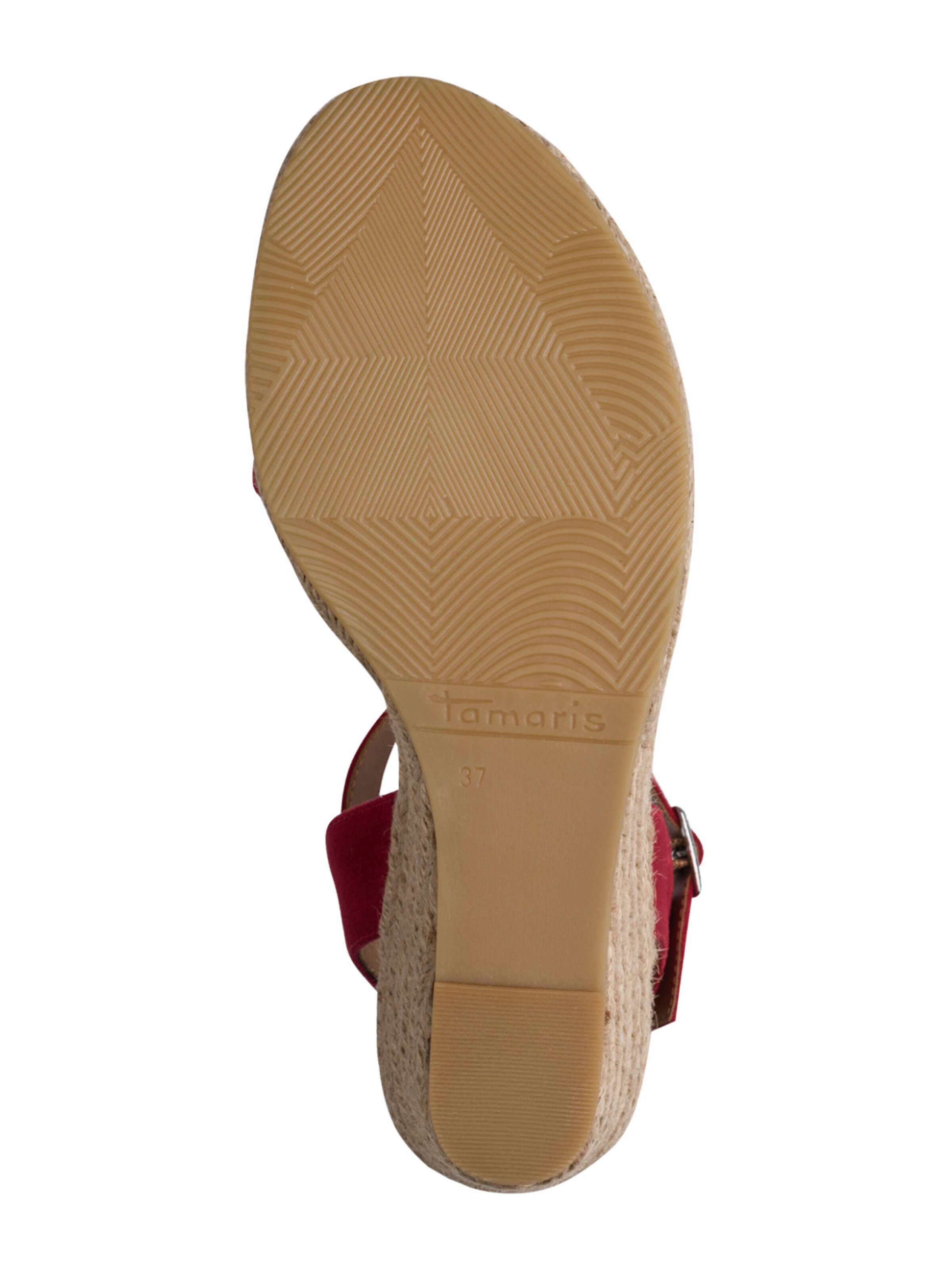 Tamaris Sandaler med rem i rød