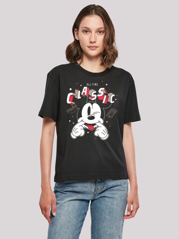 F4NT4STIC Shirt 'Disney' in Zwart: voorkant