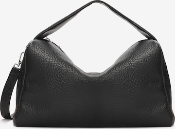 Borsa a mano di Kazar in nero: frontale