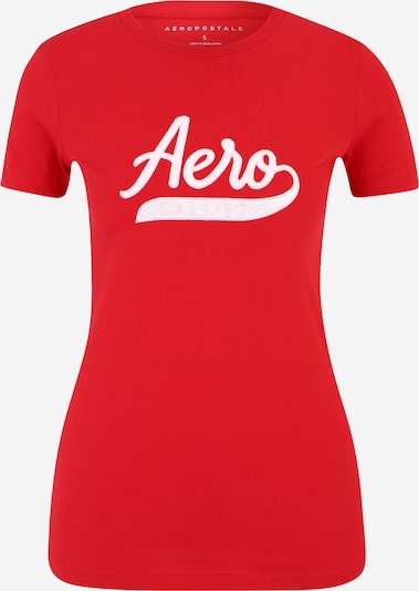 AÉROPOSTALE Shirt in de kleur Rosa / Vuurrood / Wit, Productweergave