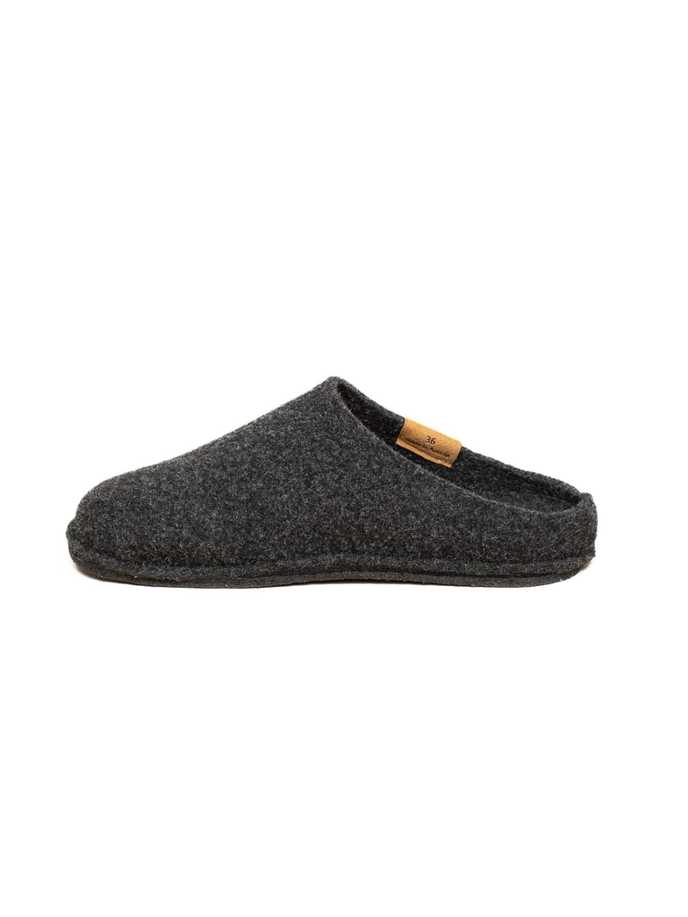 Gottstein Slippers 'Filzpantoffel Classic-CO' in Grey