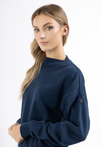 DreiMaster Vintage Sweatshirt 'Takelage' in Blue