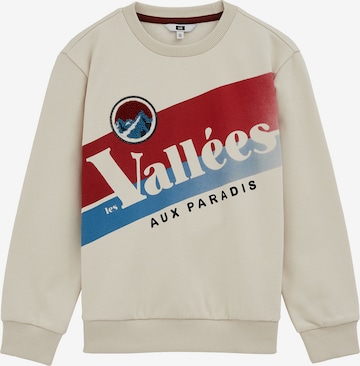 WE Fashion Collegepaita värissä beige: etupuoli