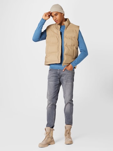 WEEKDAY Vest 'Kip' in Beige