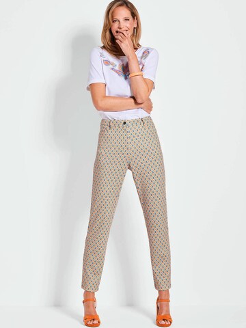 Goldner Slimfit Broek 'Louisa' in Gemengde kleuren