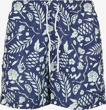 Cayler & Sons Zwemshorts in Blauw: voorkant