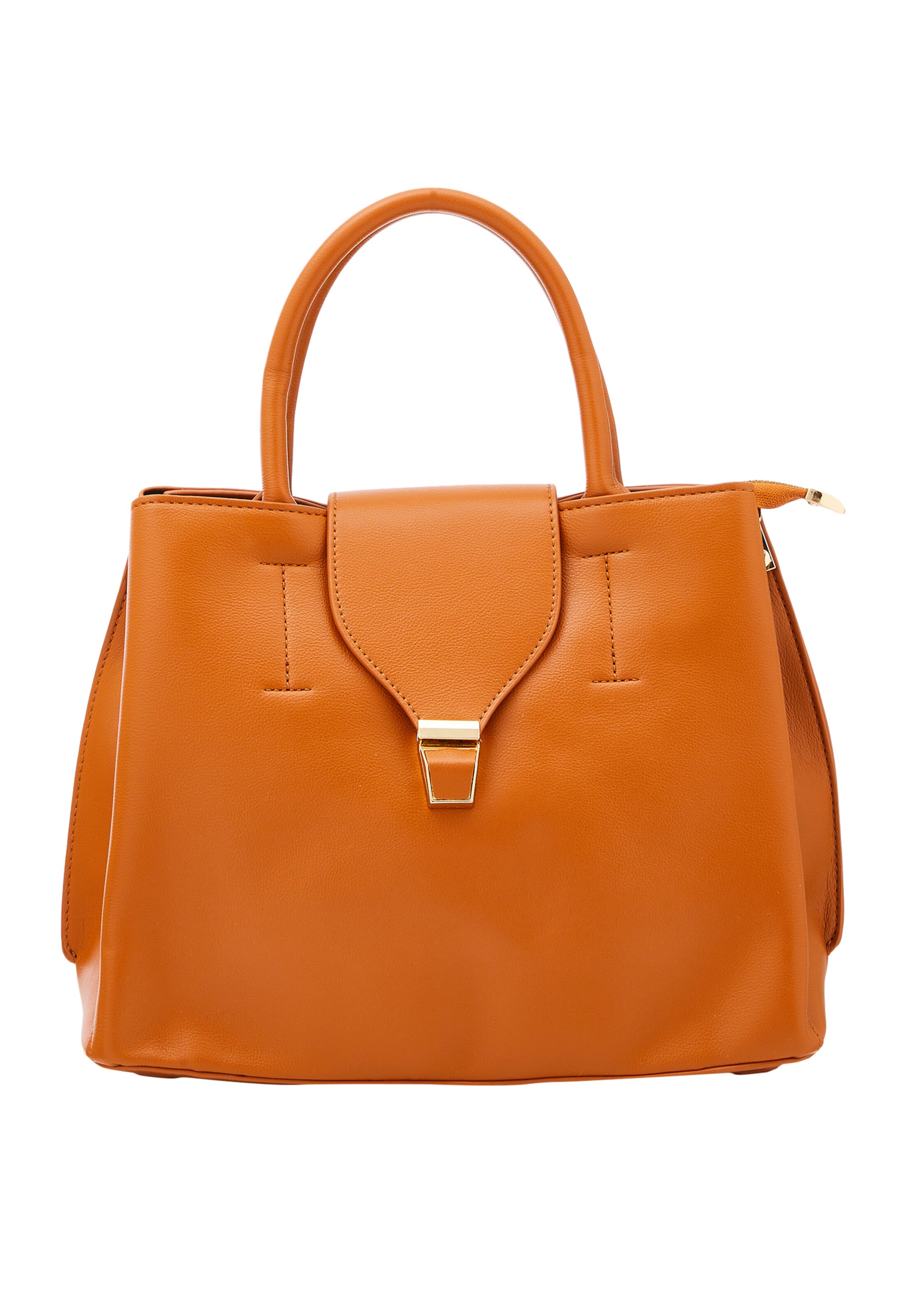 Usha Handtas in Oranje: voorkant